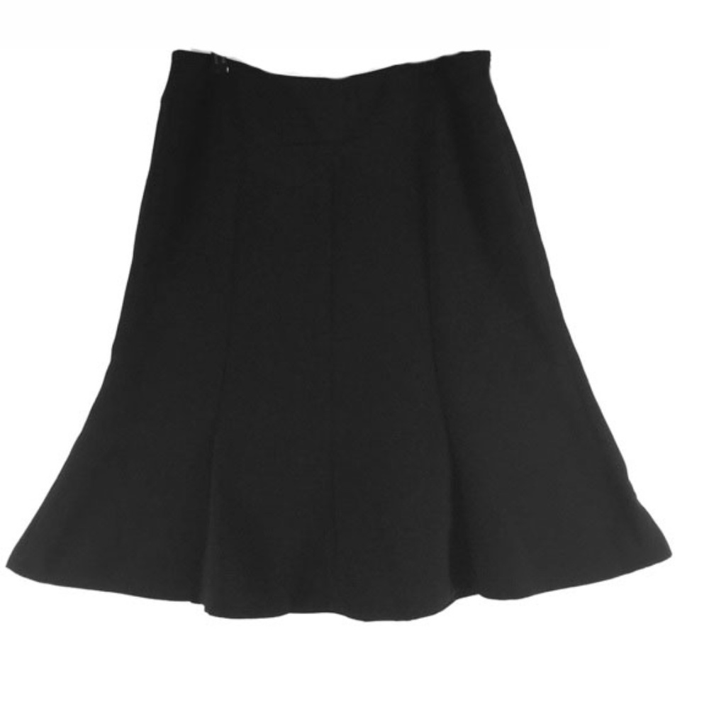 Jones Wear Midi Length Black Flared Skirt Sz. 14